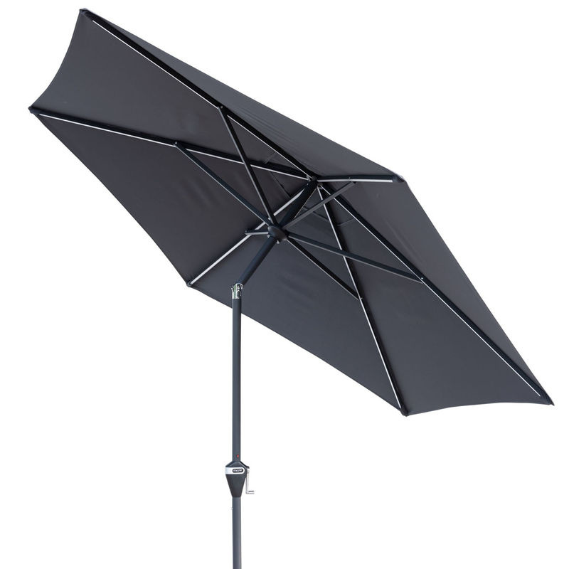 Doppler Sonnenschirm Active Auto Tilt 300 LED in Anthrazit mit Ø 300 cm - Bild 3