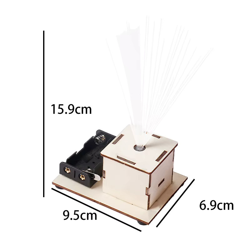 soulbao DIY Glasfaserlampe, STEM Lernset, Holz, Set / Bundle - Bild 4