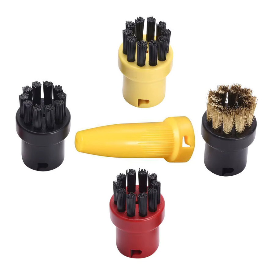 Kärcher EasyFix Zubehör-Set für SC1 SC2 SC3 SC4 SC5 mit Bürstenkopf, Wischpad, Teppichgleiter, Dampfdüse und Nylonbürste, Multicolor - Bild 1