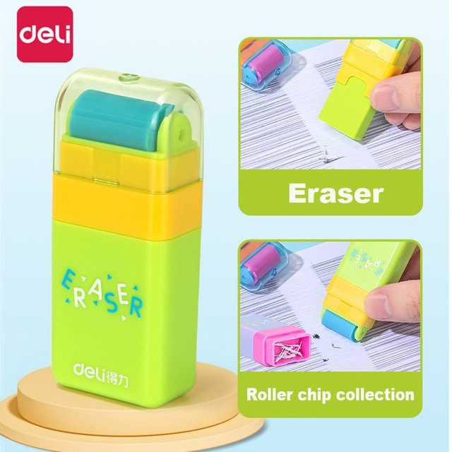 Deli Radiergummi mit Staubabsaugung in Multicolour für Schule und Büro - Bild 1