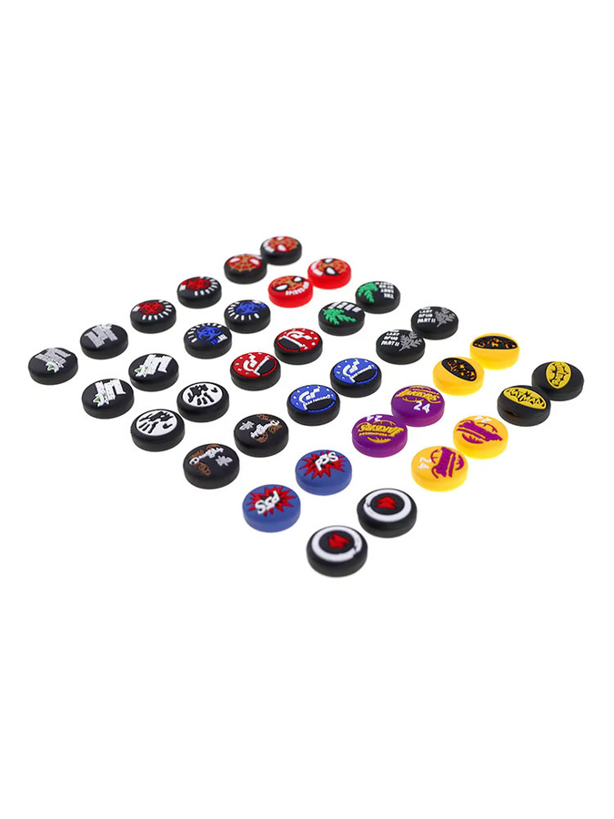 OCGAME 100 Stück Silikon Analog Thumbstick Caps für PS3 PS4 PS5 und Xbox 360 One Joystick Abdeckungen - Bild 2