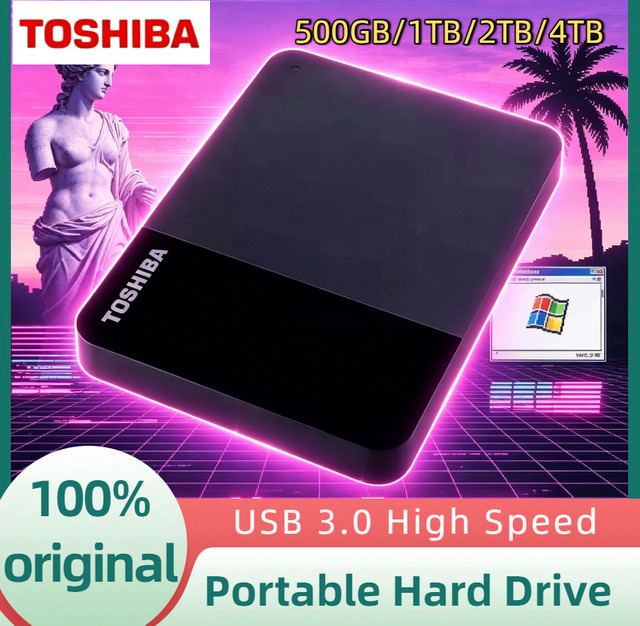Toshiba Canvio Ready Externe Festplatte 2,5 Zoll USB 3.0 HDD Schwarz - Bild 1