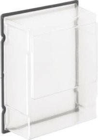 Hager Zählerfeldabdeckung ZAY300A aus Kunststoff in Transparent mit IP54 Schutzart und 300 mm Breite - Bild 1