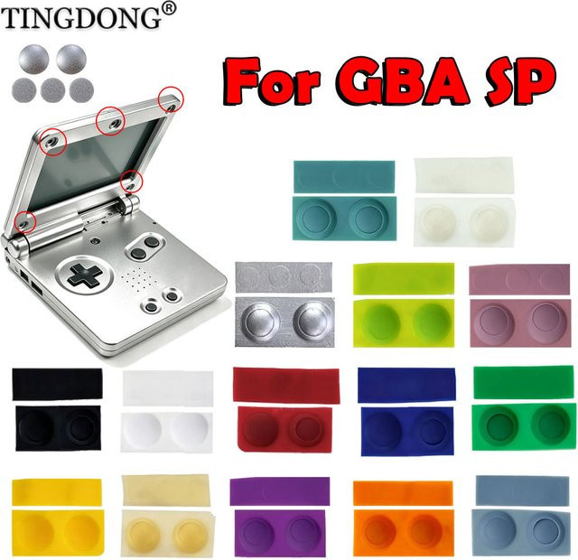 TingDong Gummi-Schraubenloch-Staubschutzkappen in Blau für GBA SP Gehäuse-Ersatzteile - Bild 1