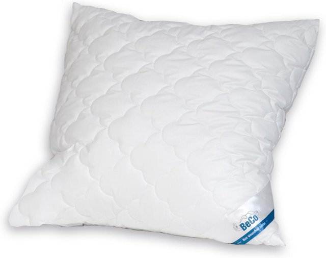 BeCo Wow Kissen in Weiß mit 3D Faserbällchen aus Microfaser-Feinbatist, B/B/B: 80 x 80 x 80 cm - Bild 1