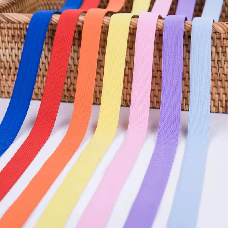 Bunte flache Gummibänder aus elastischem Latex für DIY-Projekte und Näbzubehör, Breite: 2 cm - Bild 5