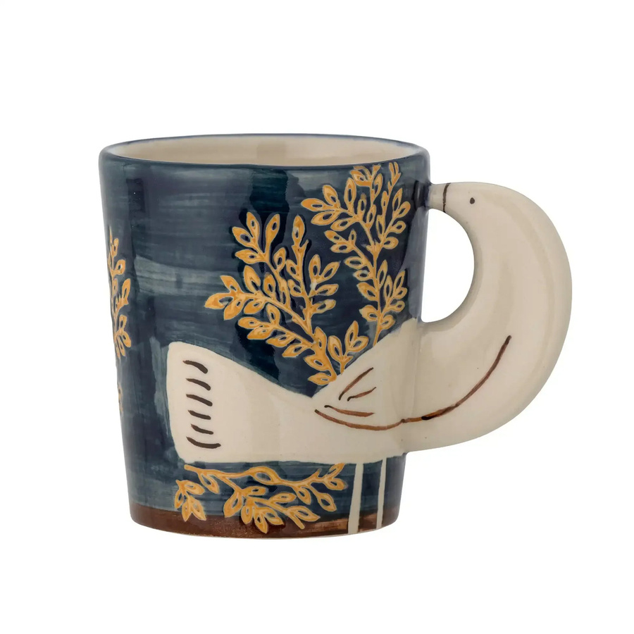 Bloomingville Becher aus Keramik in Blau Hezha - Bild 1