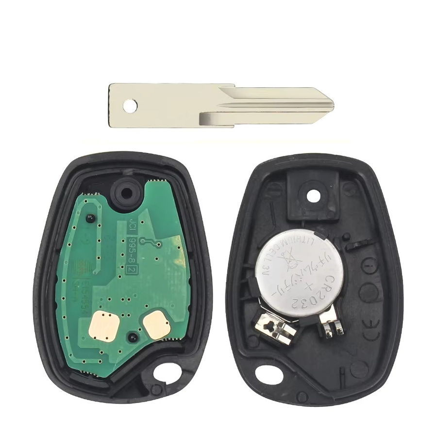 Keyyou 3 Tasten Remote Autoschlüssel mit PCF7946/7947/7952E Chip 434MHz in Schwarz für Renault Trafic Vivaro Primastar Movano und Dacia - Bild 3