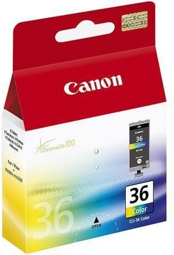Canon CLI-36 Tintenpatronen Set für PIXMA iP100 und iP110 in Cyan, Magenta und Gelb - Bild 2