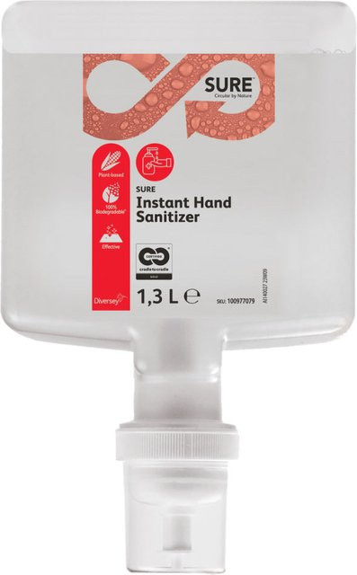 Diversey SURE Instant Hand Sanitizer, 1,3 l, Milchsäure - Bild 1