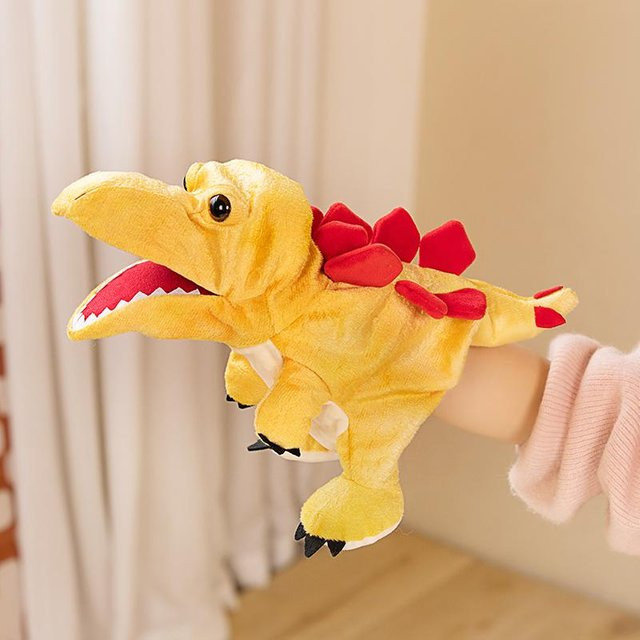 Yiran toy Dinosaurier Plüschpuppe, Spinosaurus Triceratops Tyrannosaurus, ab 14 Jahren - Bild 1
