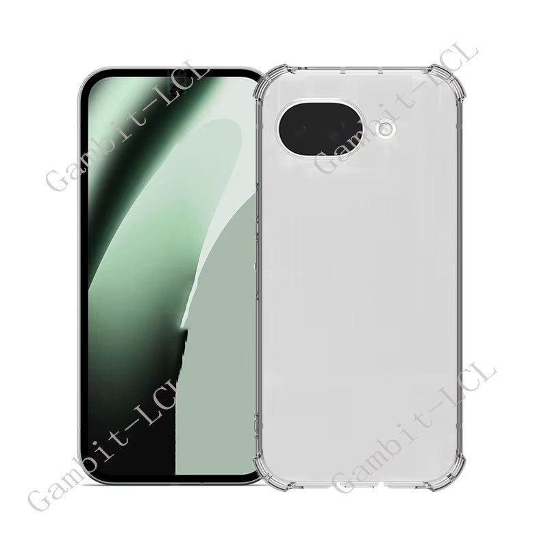 Stoßfeste Anti-Fall-Hülle aus weichem TPU für Google Pixel 10a, 9a und 8a in Transparent - Bild 2