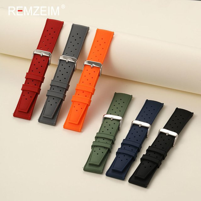 REMZEIM Uhrenarmband Silikon, Unisex - Bild 1