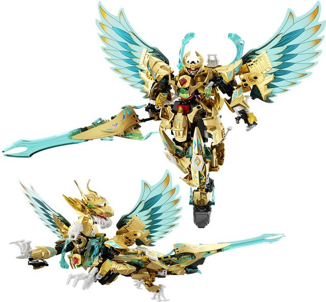 JAKI Transforming Mecha Bausteine Set, Roboter Modell - Bild 1