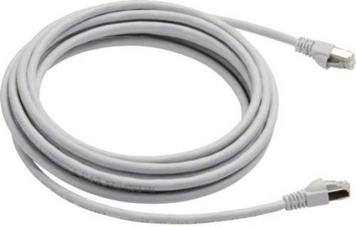 Hager RJ45 Patchkabel Cat6a Ethernet LAN in Weiß, Länge: 5 m - Bild 1