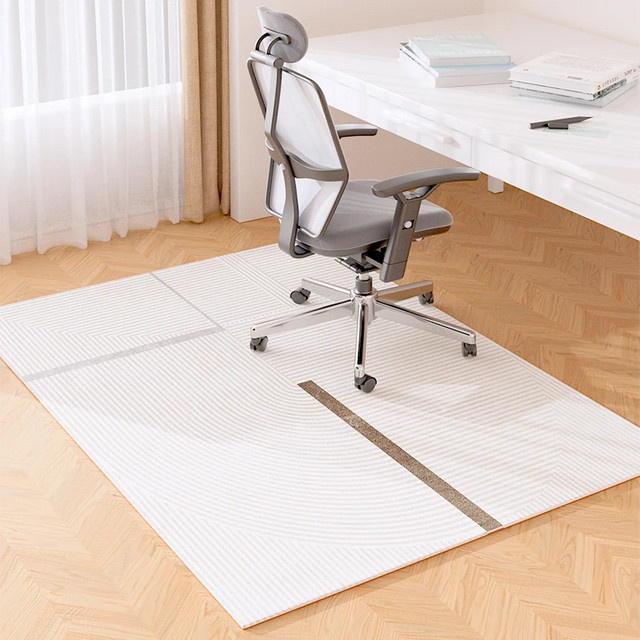 VIKAMA Minimalist Line Rutschfeste Schreibtisch- und Stuhlkissen für Holzböden, Rechteckig - Bild 1
