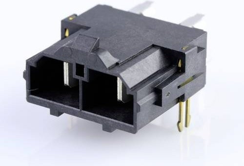 Molex Einbau-Stiftleiste Standard 428202233 in Schwarz und Gold aus Kunststoff - Bild 1
