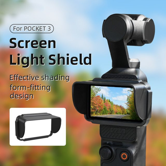 DJI Sonnenschutz mit Schnellverschluss für Osmo Pocket 3 in Schwarz - Bild 1