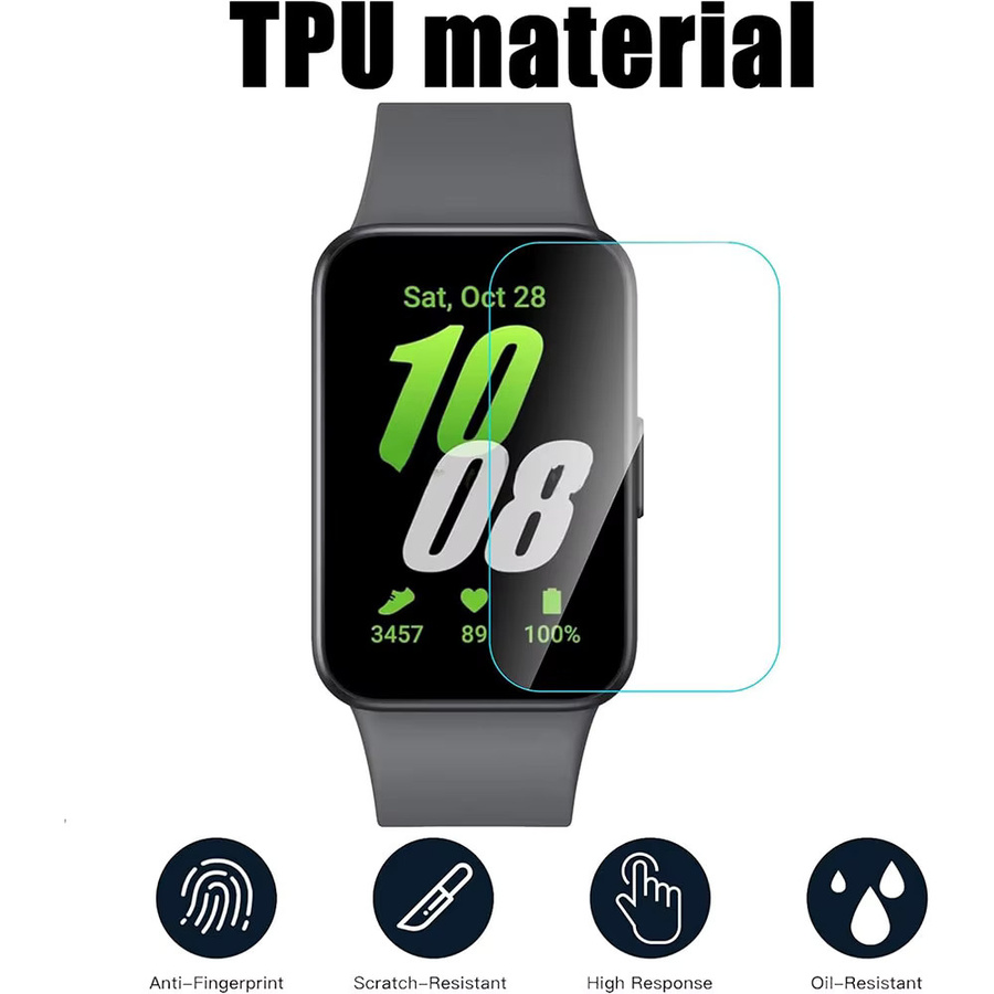 Samsung Hydrogel-Folie für Galaxy Fit 3, transparent, TPU - Bild 4