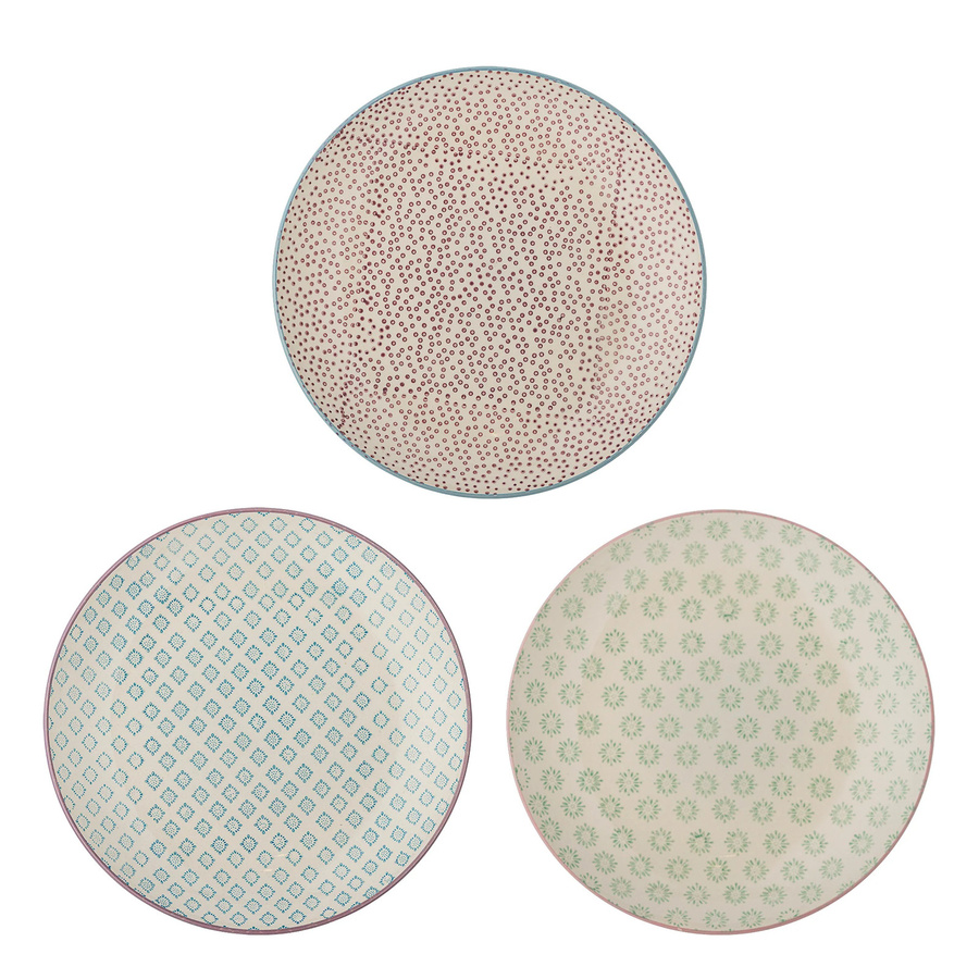Bloomingville Tellerset Patrizia 3er-Set, Durchmesser: 25 cm - Bild 1