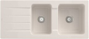 Villeroy & Boch Spüle Architectura Aufsatzspüle aus Keramik in Beige mit CeramicPlus Beschichtung Breite: 80 cm - Bild 1
