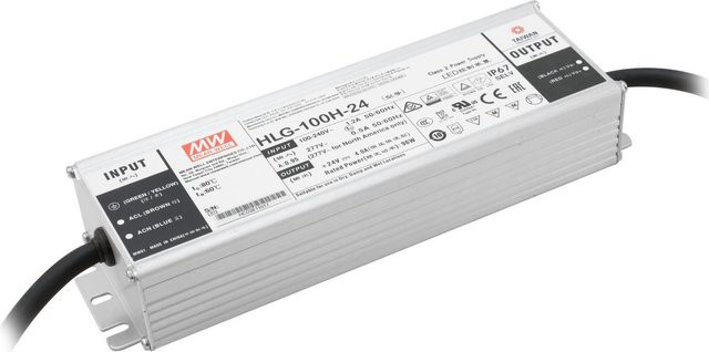 MEANWELL LED-Netzteil 192W 12V IP67 in Silber - Bild 1