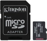Kingston Industrial microSDHC Speicherkarte, 16 GB, UHS-I, Schwarz - Bild 1
