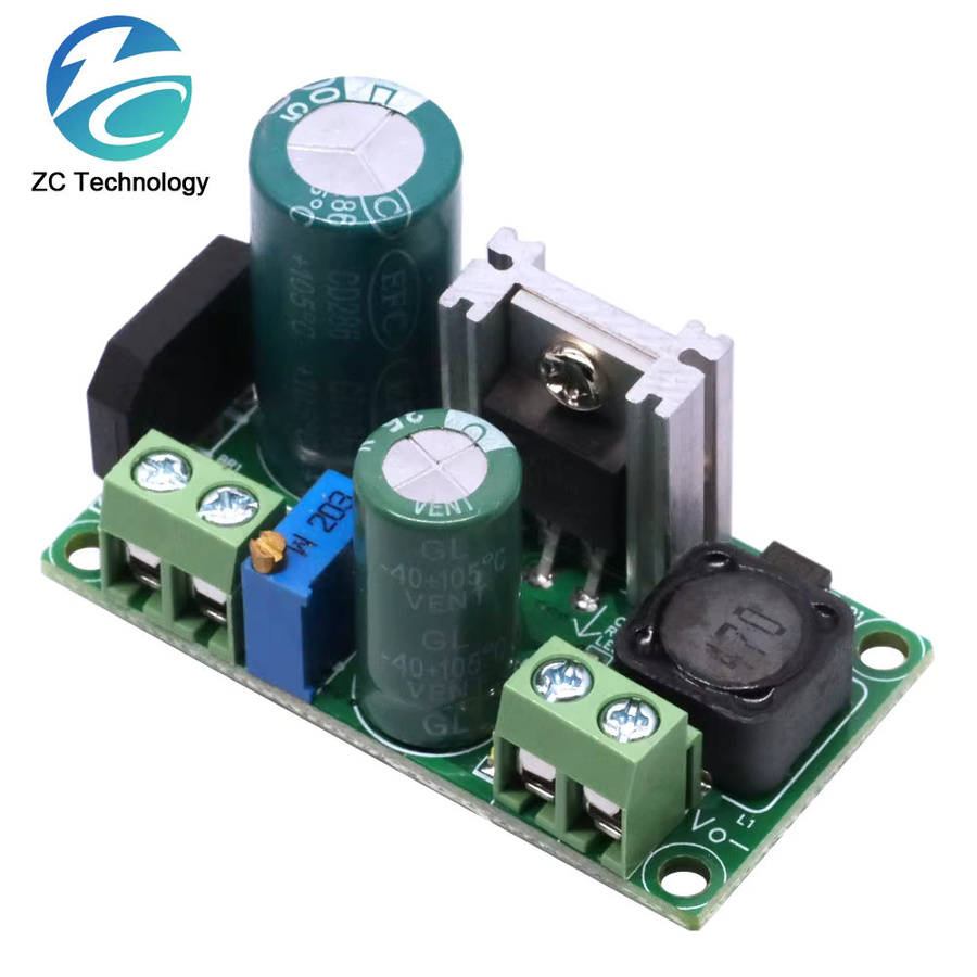 LM2596HV AC/DC zu DC Buck Step Down Converter Modul, Einstellbares Schritt-Down Netzteil 5V-50V, 3A, Farbe: Grün - Bild 2
