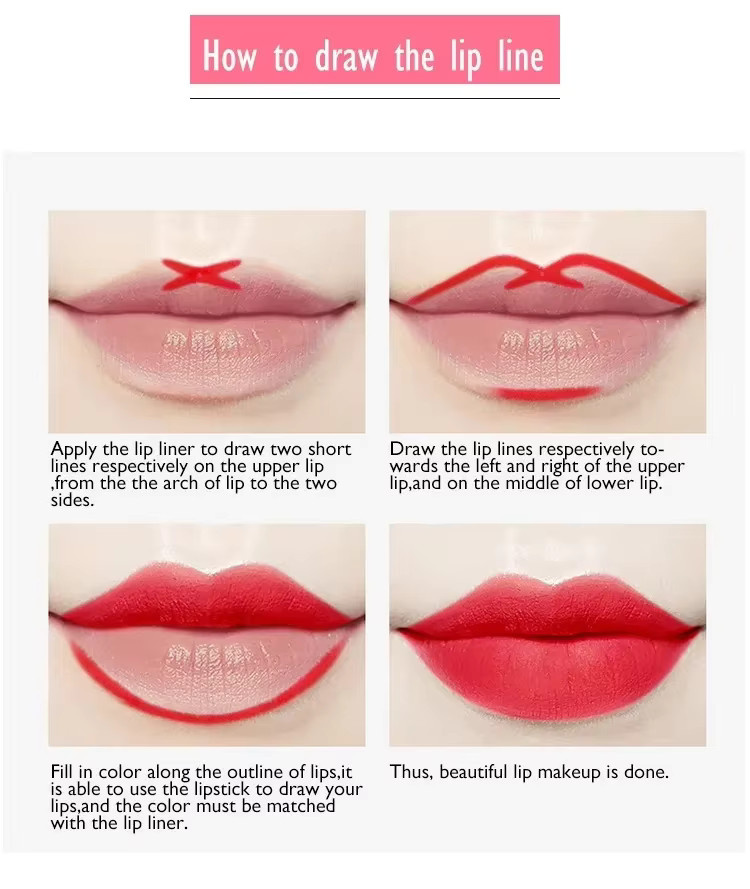YALAIYI Lipliner, 12 Farben, wasserfest, Unisex - Bild 4