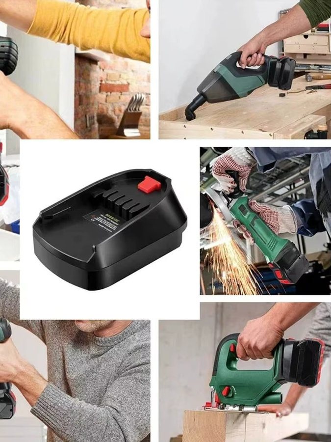 GiFi Power DM18BSC Akku-Adapter Konverter für Dewalt und Milwaukee 18V und 20V Li-Ionen Akkus zur Nutzung mit Heim-Elektrowerkzeugen - Bild 5