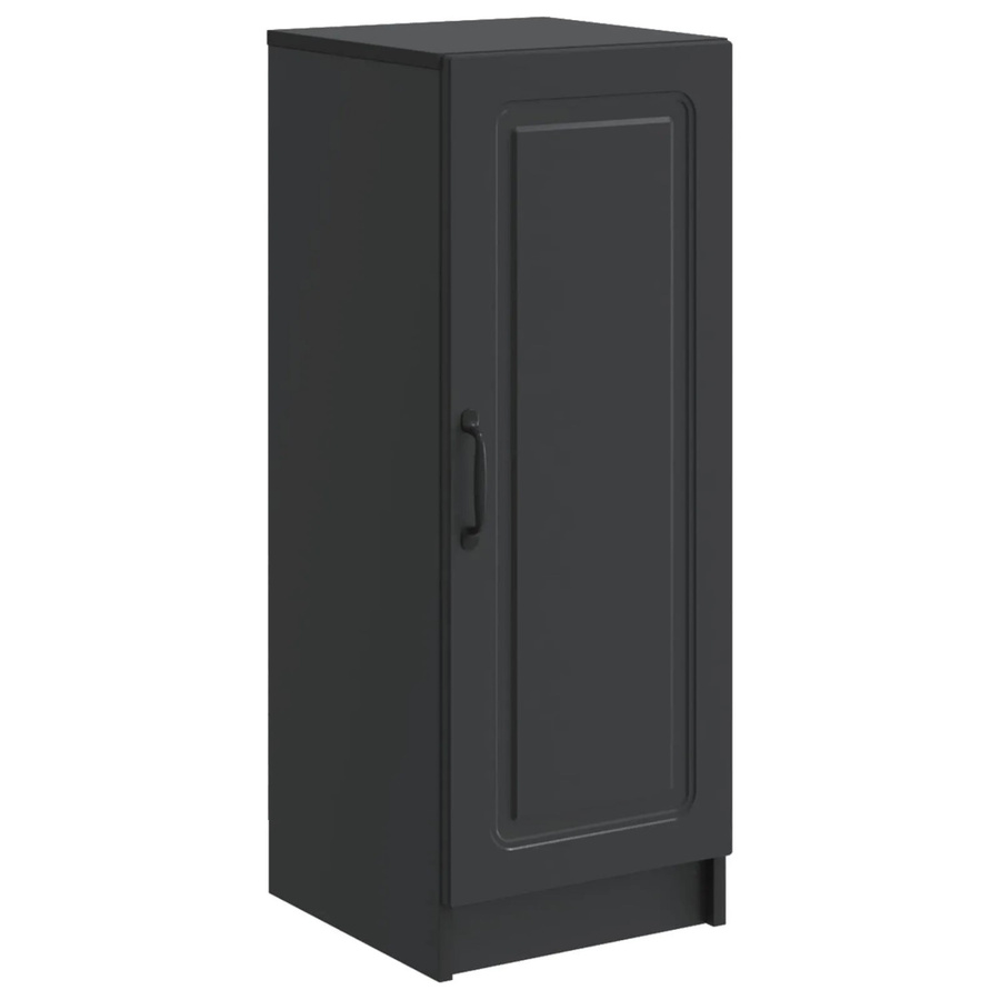 vidaXL Sideboard Schwarz Modern Matt B/T/H: 33 x 34,5 x 87 cm - Bild 2