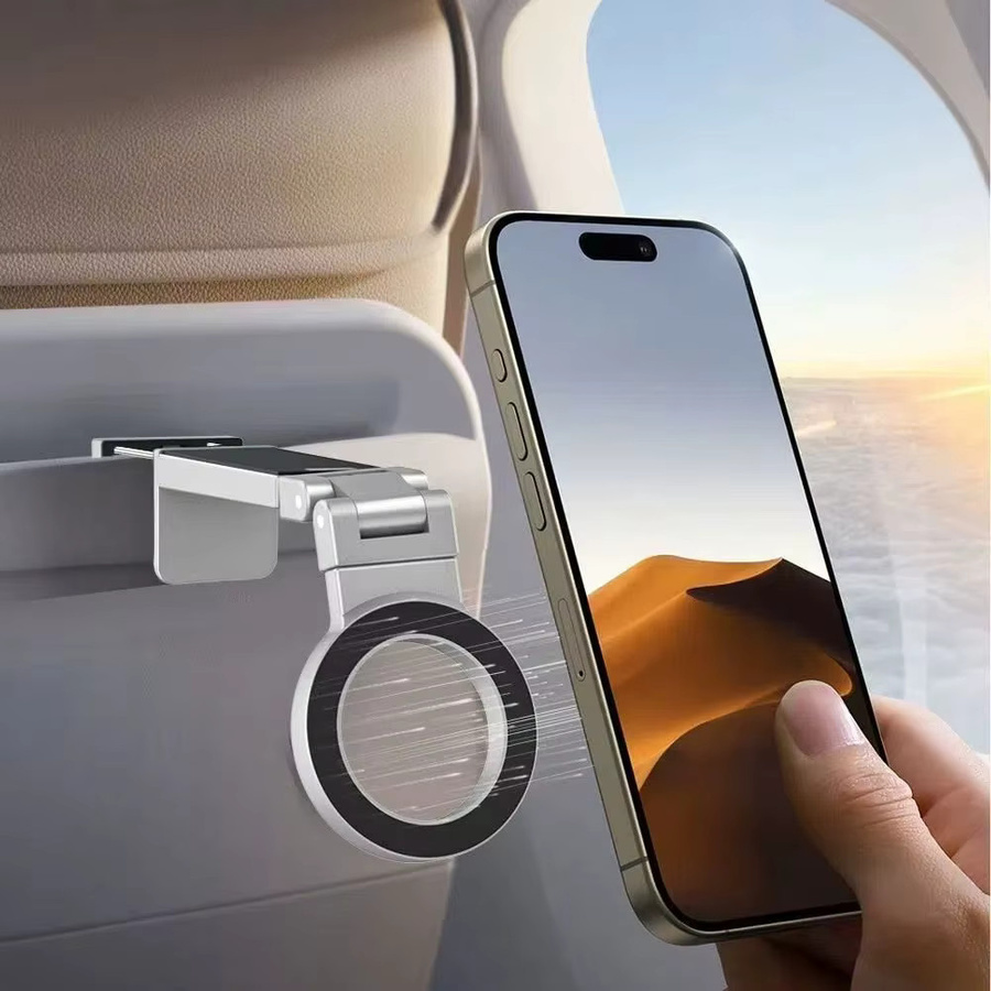 Focabo Magnetische Handyhalterung Multifunktionale Tragbare Faltbare Halterung für Reise, Flugzeug, Zug und Desktop - Bild 2