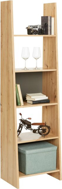 Mömax Regal in Eiche Artisan, modern und freistehend, Farbe: Braun/Beige, B/T/H: 38,0 x 54,0 x 186,0 cm - Bild 1