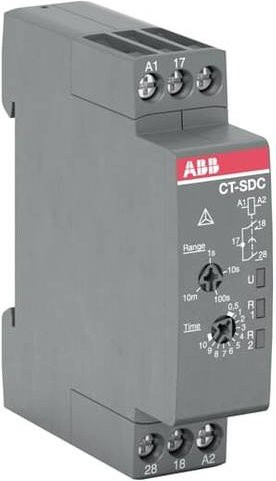 ABB CT-SDC.22 Zeitrelais in Grau, Zeitbereich: 0,05 - 600s - Bild 1