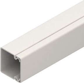 HKL Kabelkanal rws aus Kunststoff, Farbe: Weiß (RAL 9010), B/H: 40 x 40 mm, Modell: HKL4040.3 - Bild 1