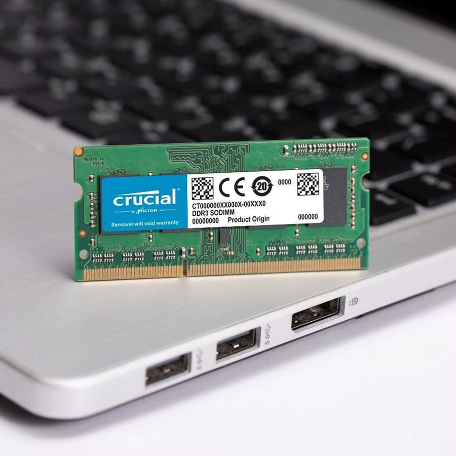 Crucial DDR3 DDR3L Laptop SODIMM Arbeitsspeicher für Notebook, Farbe: grün - Bild 4