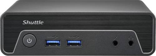 Shuttle Mini PC XPC nano NE1010BA in Schwarz mit Intel N100 3.4GHz, 8GB RAM, 128GB SSD, Intel UHD Graphics und Windows 11 Pro - Bild 1