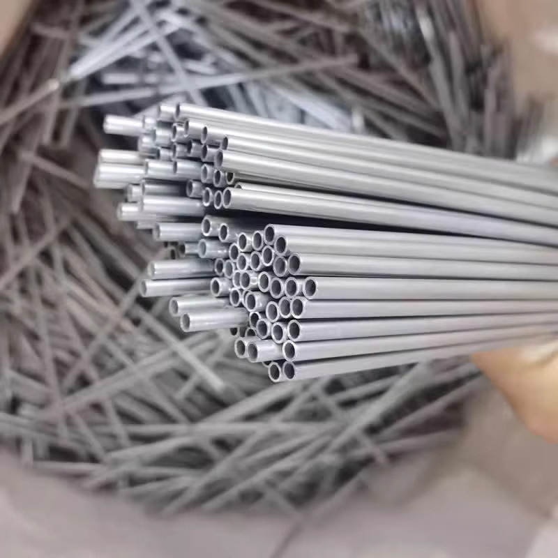 Dünnwandiges Aluminium-Kapillarrohr aus Aluminium 6063 in Silber, gerades Mikrofeinrohr mit verschiedenen Außendurchmessern von 1,1 mm bis 10 mm - Bild 3