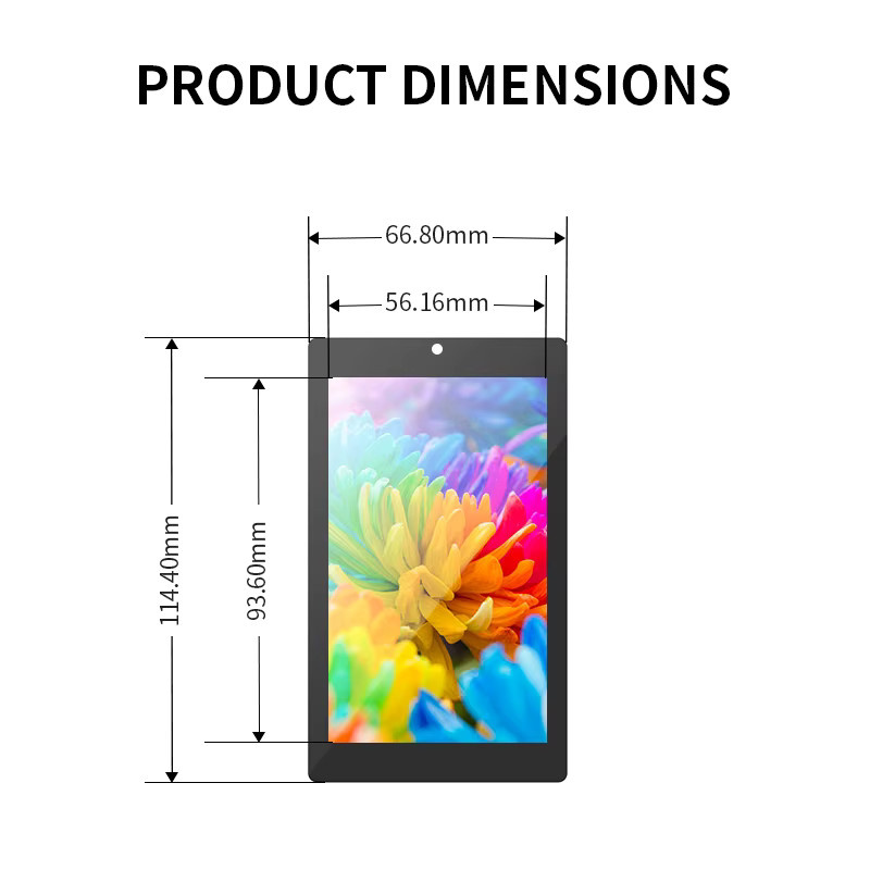 GUITION ESP32-P4 ESP32-C6 Entwicklungsboard mit 4,3 Zoll IPS kapazitivem Touchscreen TFT LCD Display und Kamera in Schwarz für IoT Smart Home DIY - Bild 3