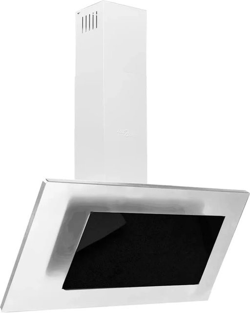 Yiwydaa Dunstabzugshaube aus Edelstahl und Glas in Silber, Wandmontage, Breite: 90 cm - Bild 1