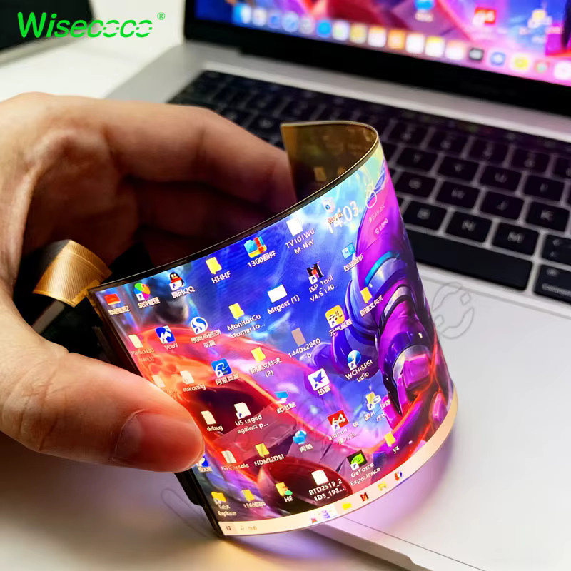 Wisecoco 5,1 Zoll Flexibles OLED Display mit 720x1520 Auflösung, Biegbares AMOLED Oncell Touchpanel für Raspberry Pi und Medizinische Geräte - Bild 2