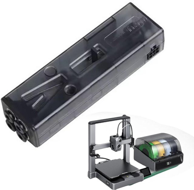 Filamentpuffer für Bambu Lab Plus 3D-Drucker zur Unterstützung des CFS-Systems für Mehrfarben-Druck, transparent - Bild 1