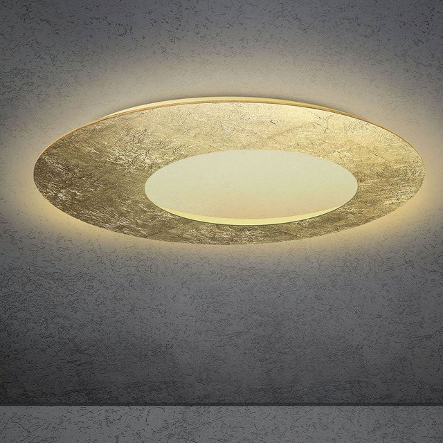 Escale Blade Open 95 LED-Wand- und Deckenleuchte in Blattgold mit Up-and-Down-Lichtfunktion - Bild 1