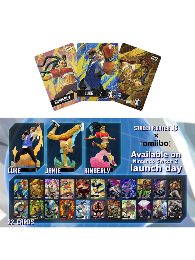 Nintendo Street Fighter 6 Amiibo-Karten Serie 2 Booster Pack, NFC-Figur - Bild 7