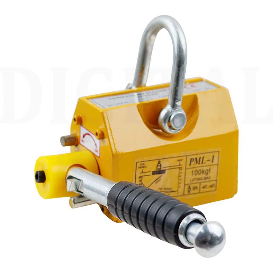 XMSJ Magnetischer Heber für Stahl, gelb, Tragkraft 200 kg - Bild 1