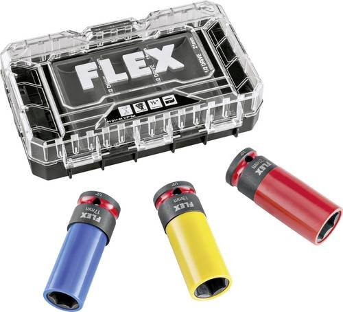 Flex IPS D17-21 1/2 Zoll Schlagnuss-Set in Multicolor aus Stahl - Bild 1