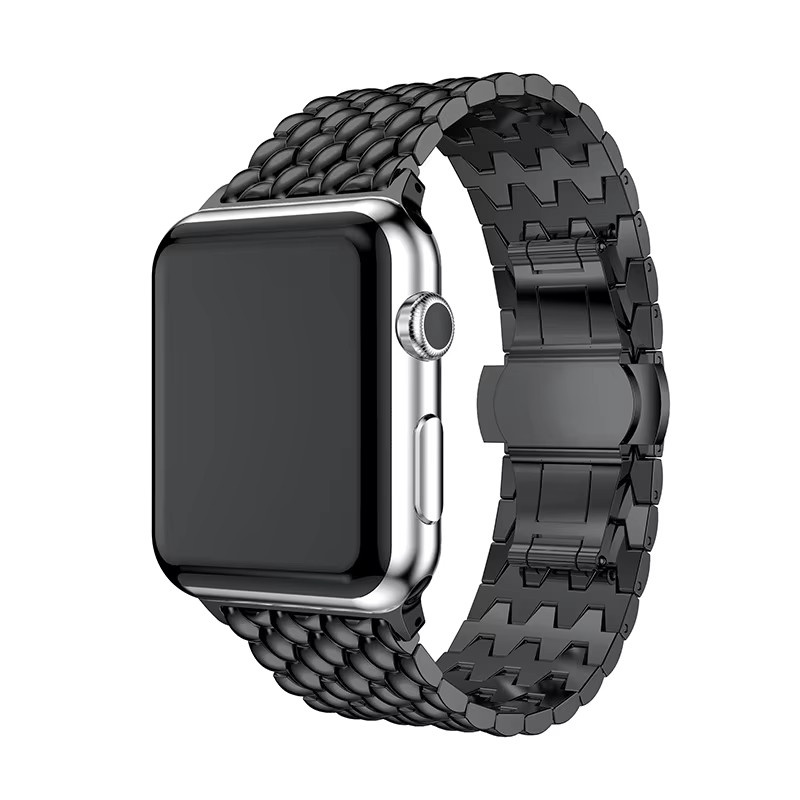 Uhrenarmband Edelstahl, Drachenmuster, Unisex - Bild 1