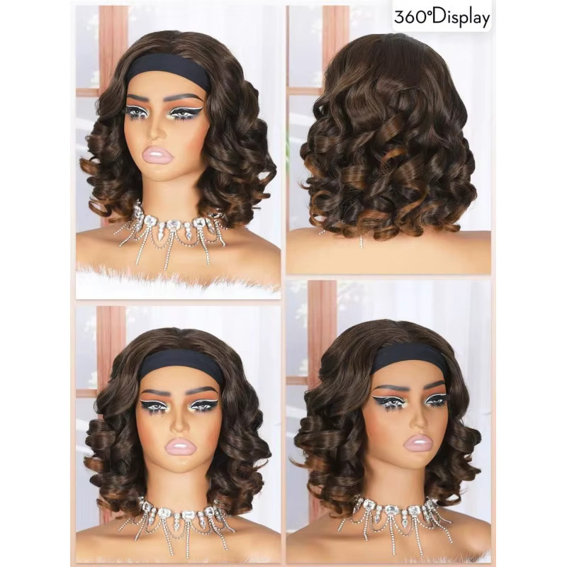 Suri Hair Stirnband-Perücke, Ombre-Schokoladenbraun, Damen - Bild 2