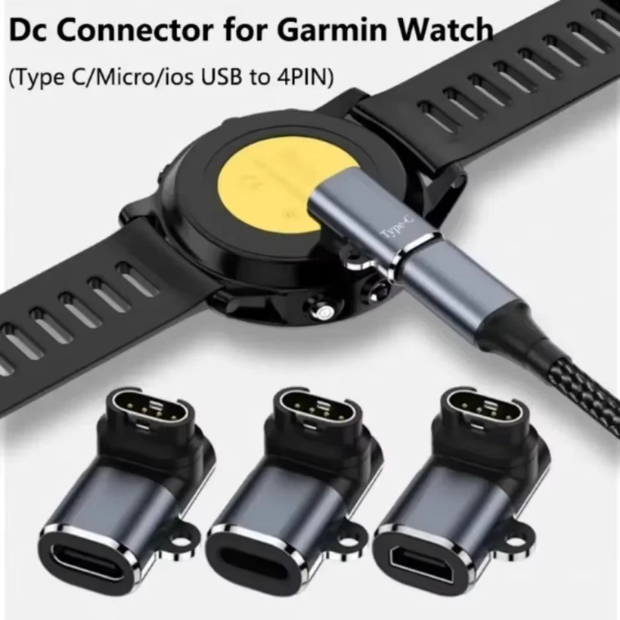 Garmin Ladeadapter-Anschluss in Schwarz für Fenix, Venu, Epix, Instinct und Vivoactive Modelle - Bild 4