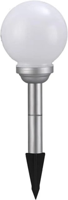 Dapo Solar Kugelleuchte Ola LED aus Kunststoff mit Erdspieß, Farbe: Weiß, Durchmesser: 20 cm, IP44 - Bild 1